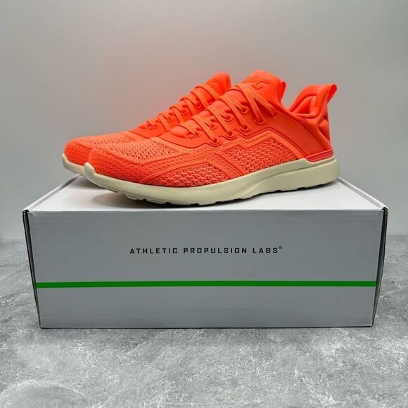 NWT APL Neon Orange Techloom Tracer Sneaker Size 6.5 Running Performance - Picture 1 of 14